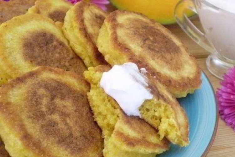 Pumpkin Fritters with Semolina