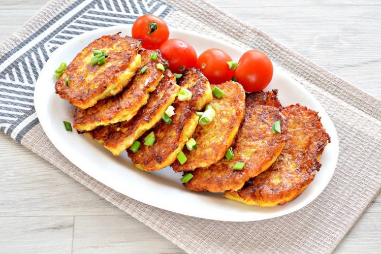 Pumpkin Fritters with Potatoes