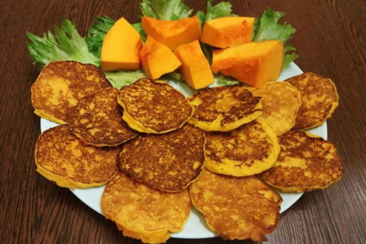 Pumpkin Fritters with Millet