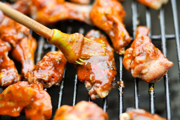 Adobo barbacoa para alitas de pollo