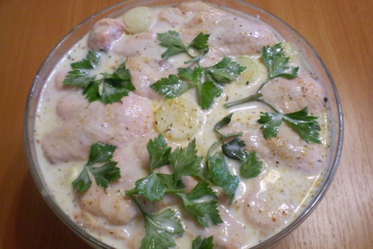 Adobo con cilantro para alitas de pollo