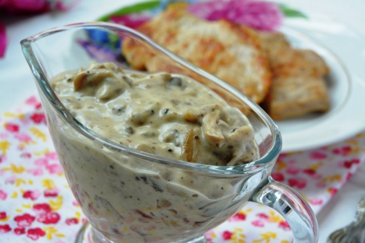 Salsa de setas porcini