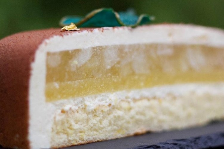 Relleno de pera y limón para tarta
