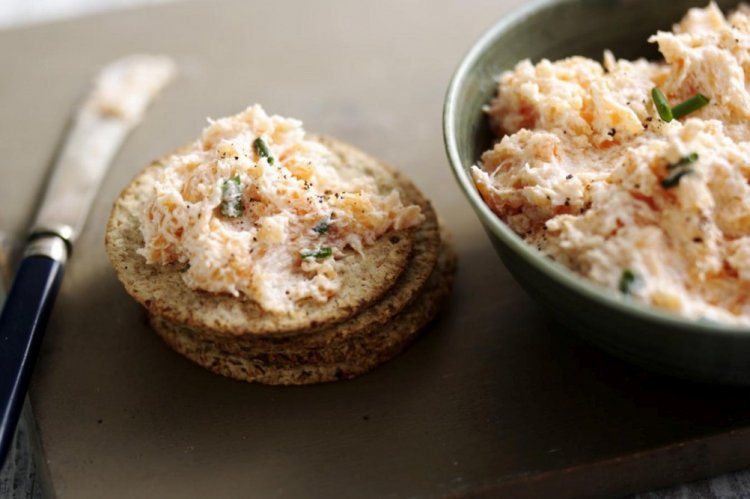 Paté de calamar y zanahoria