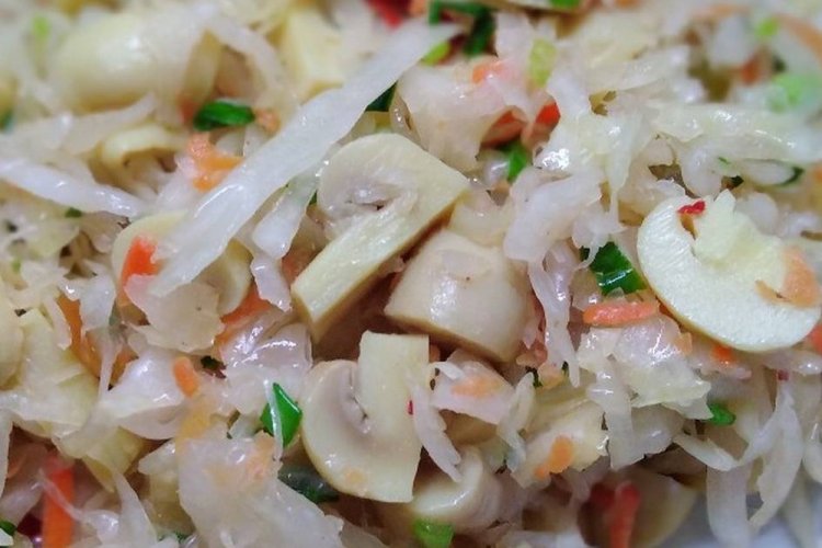 Ensalada festiva de chucrut