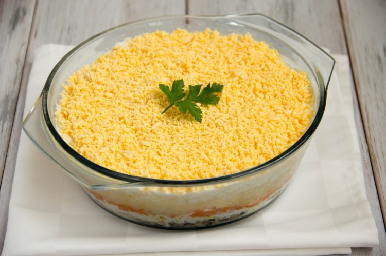 Classic Mimosa Salad Recipe