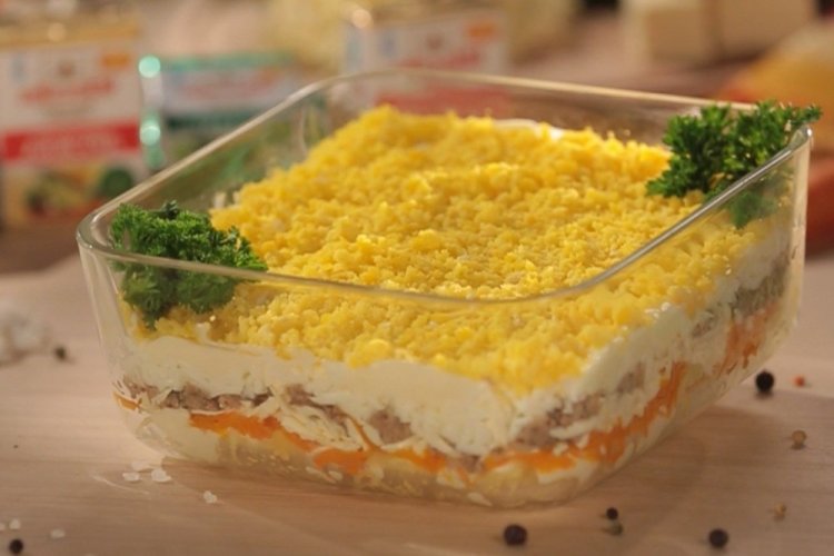 Mimosa Salad with Rice