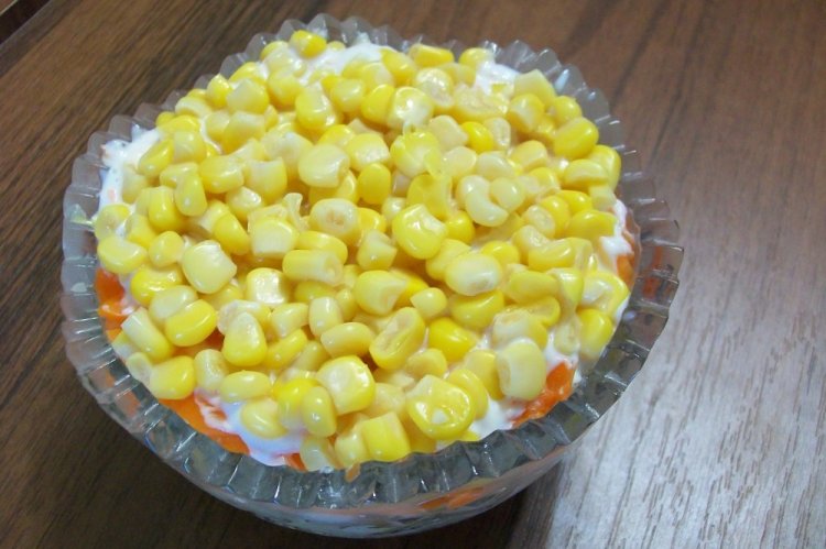 Mimosa Salad with Seaweed