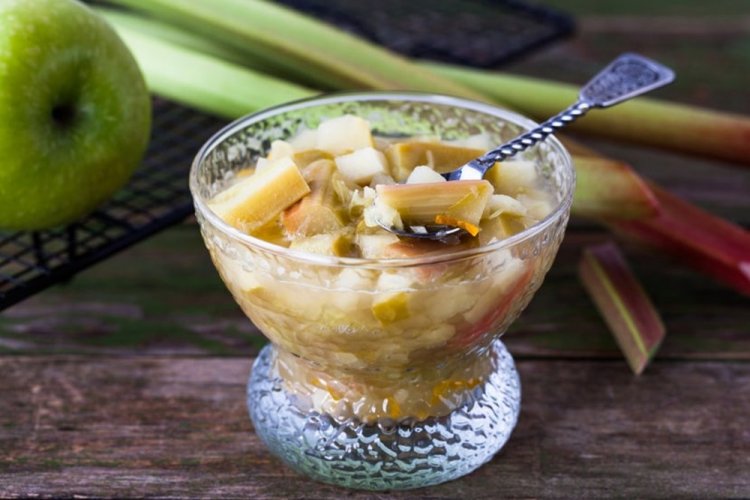Apple Filling with Rhubarb
