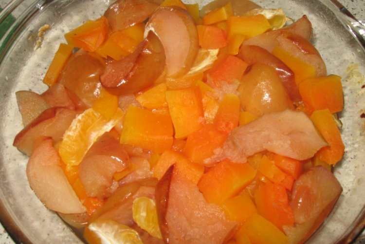 Apple Filling with Pumpkin