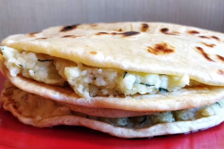Kystybyi with Potatoes without Eggs