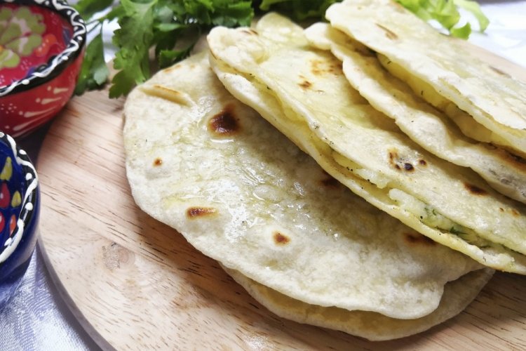 Kystybyi with Potatoes and Vegetables
