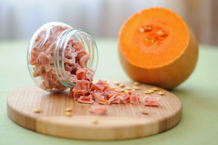 Kandierter Kürbis mit Zimt