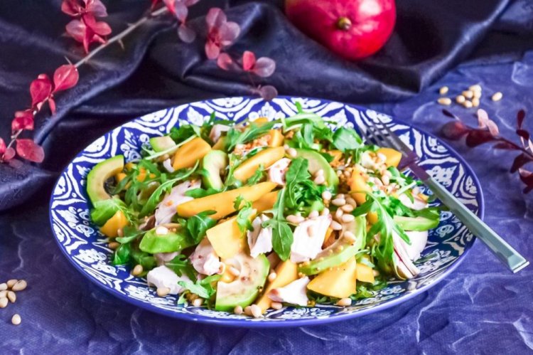Smoked Chicken, Mango, and Avocado Salad