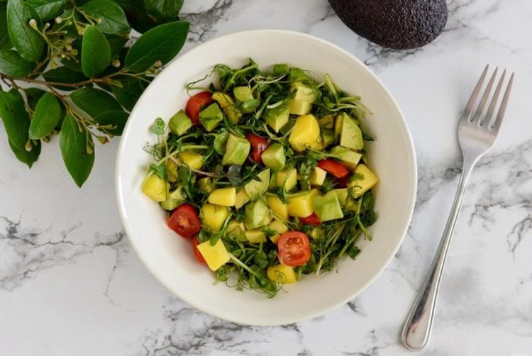 Mango and Pineapple Salad