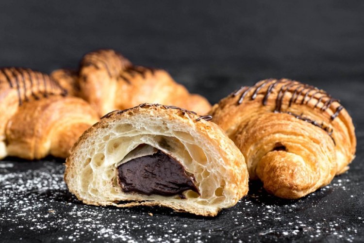 Puff Pastry Croissants with Chocolate