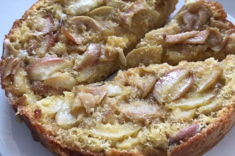 Apfelkuchen mit Reismehl