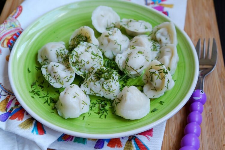 Pelmeni aus Reismehl
