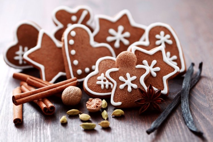 Weihnachtliche Ingwerplätzchen