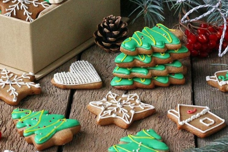 Honigkekse zu Weihnachten