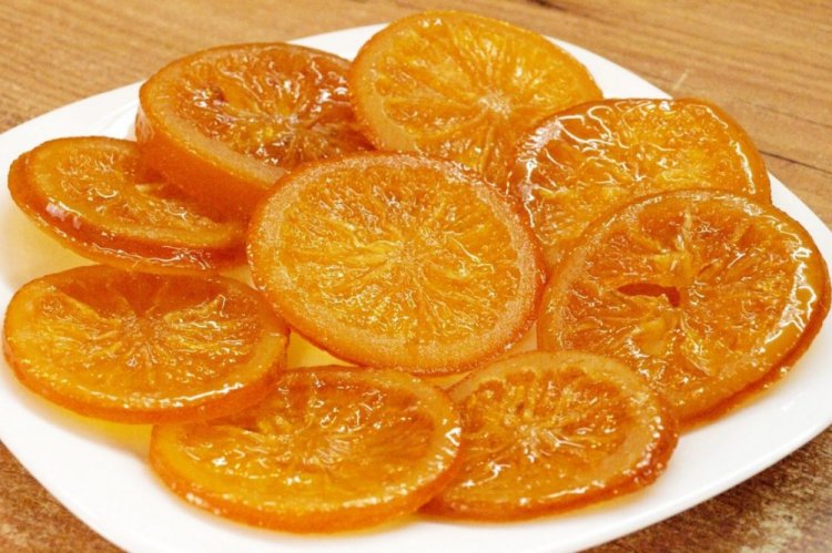 Karamellisierte Orangen