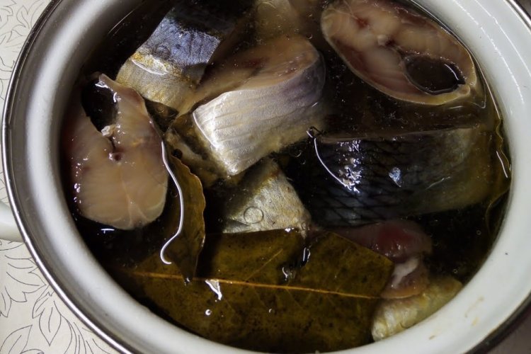 Hering in Tee-Marinade