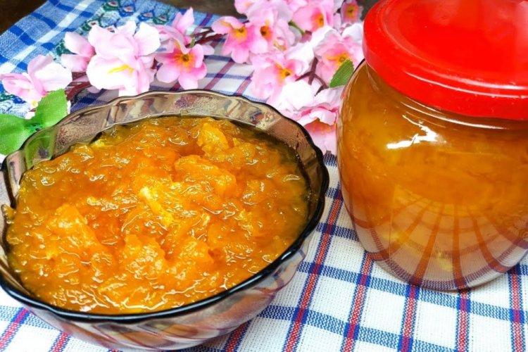 Sterilized Pumpkin and Lemon Jam