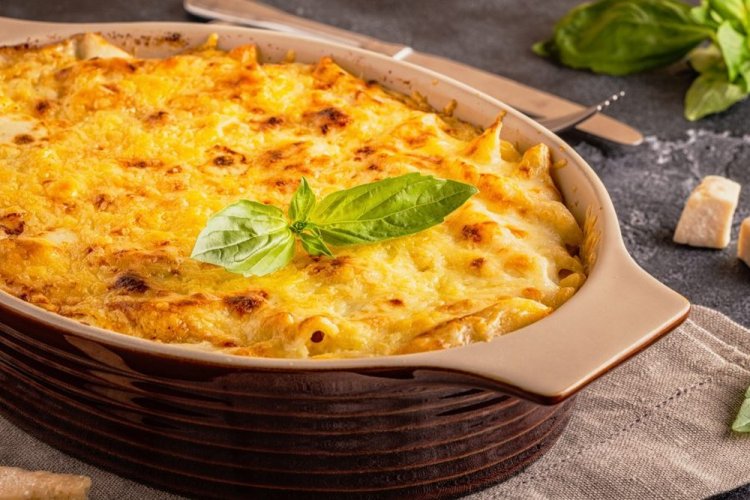 Pastel de requesón con pollo