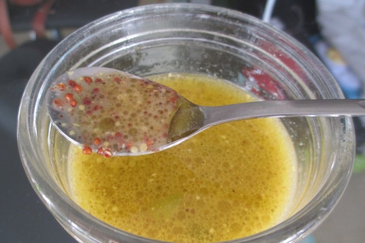 Aderezo para vinagreta con mostaza de Dijon