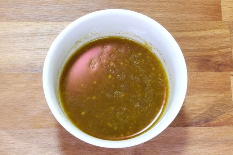 Aderezo con vinagre de arroz y salsa de soja