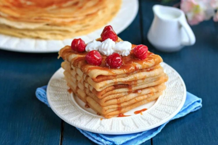 Eierlose Pfannkuchen mit Kokosmilch