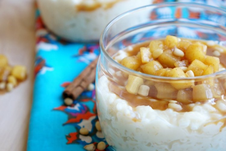 Reis-Pudding mit Kokosmilch