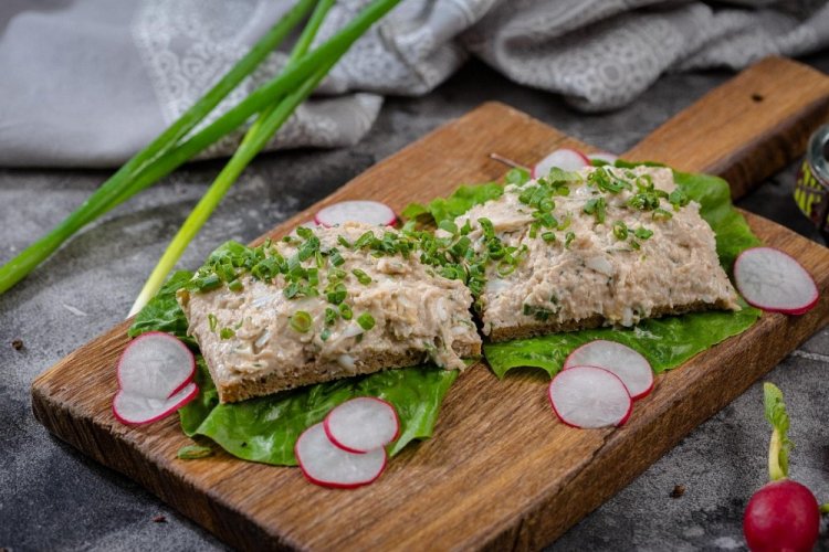 Hering-Pastete mit Brokkoli