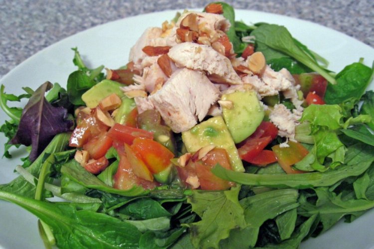 Healthy Chicken Breast and Rice Salad