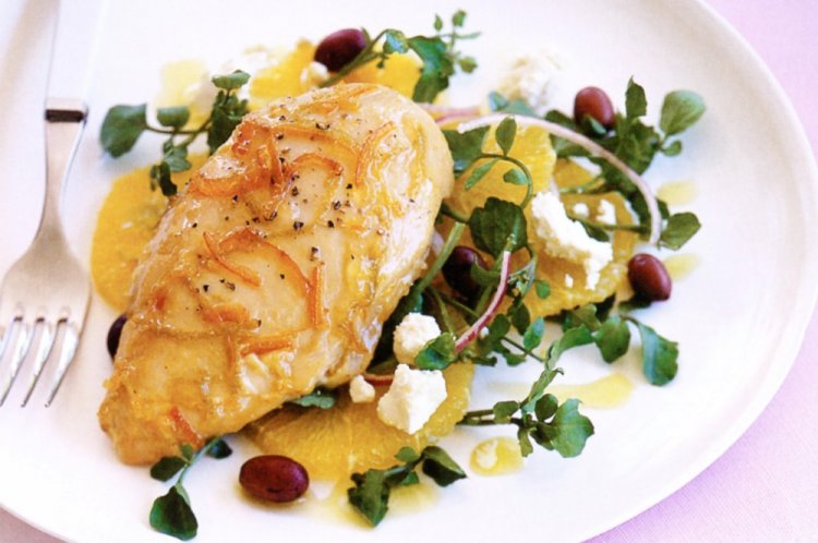 Chicken Breast in Orange Marinade
