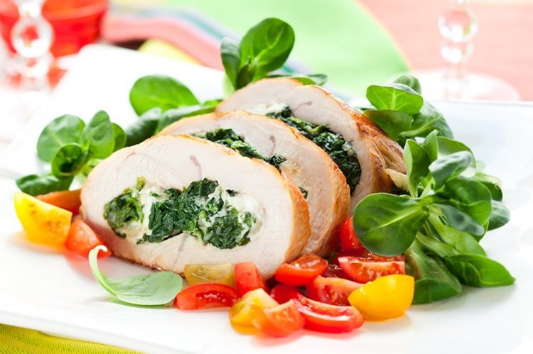 Chicken Breast with Feta and Herbs