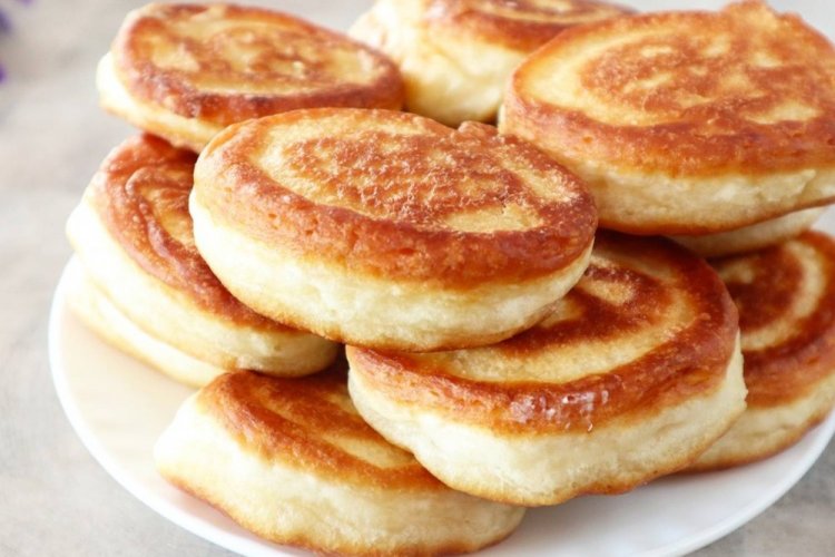 Kefir Pancakes with Baking Powder