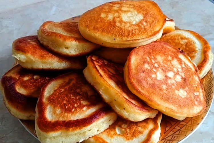 Eggless Kefir Pancakes