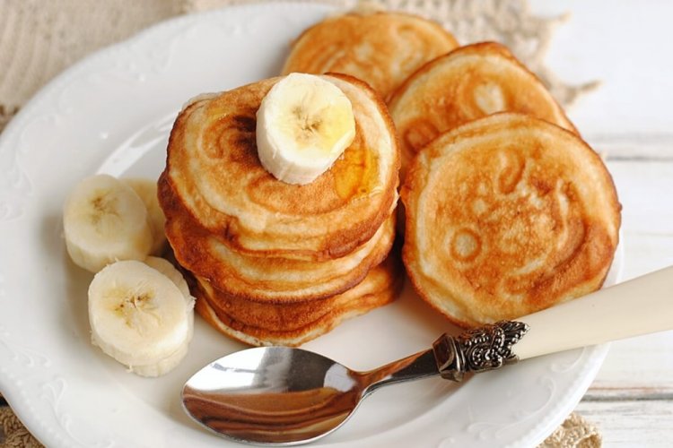 Kefir Pancakes with Banana