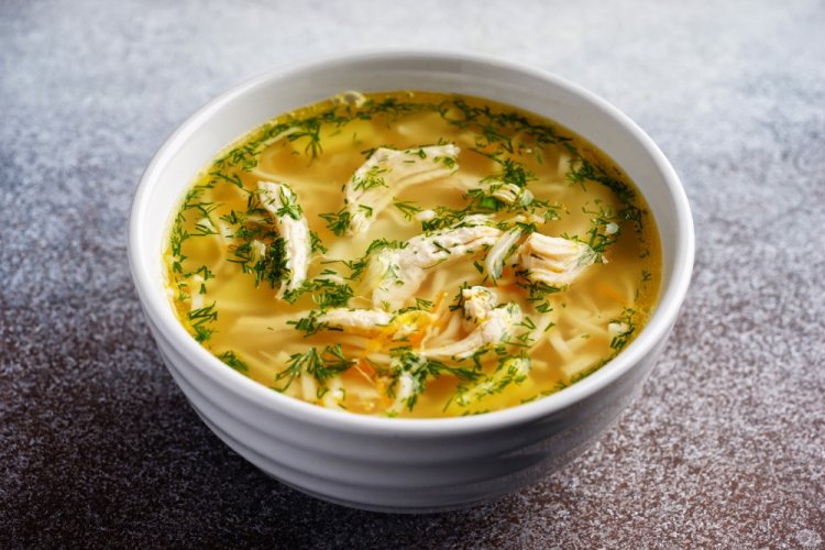 Healthy Chicken and Soba Soup