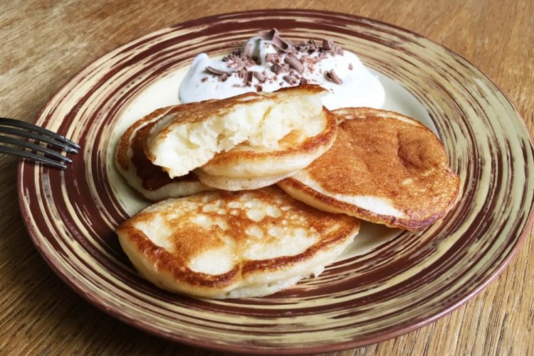 Tortitas con leche y bicarbonato de sodio