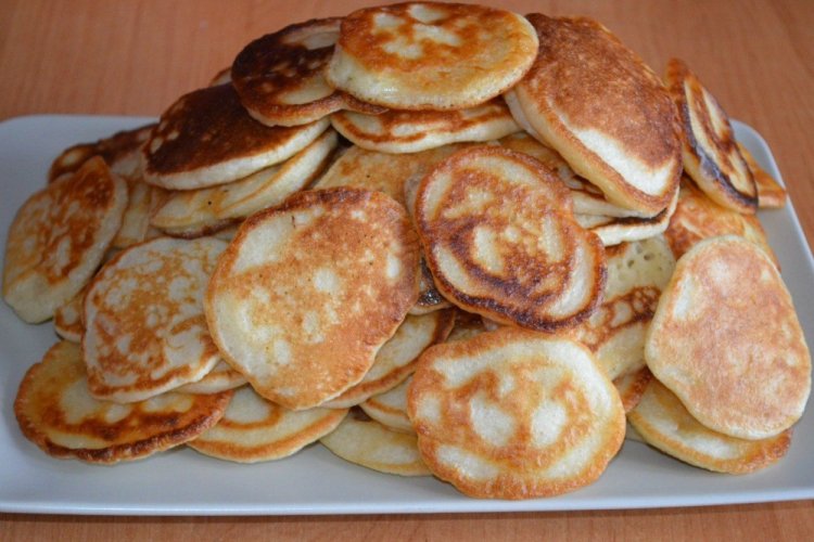 Tortitas con leche sin huevos