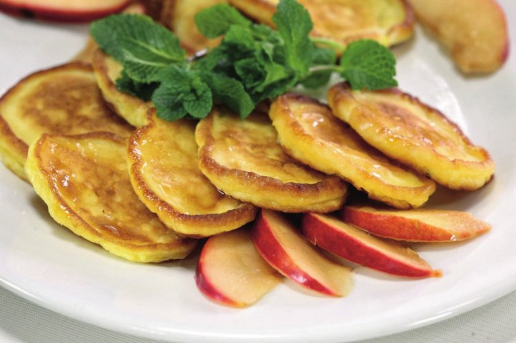 Tortitas con leche y harina de maíz