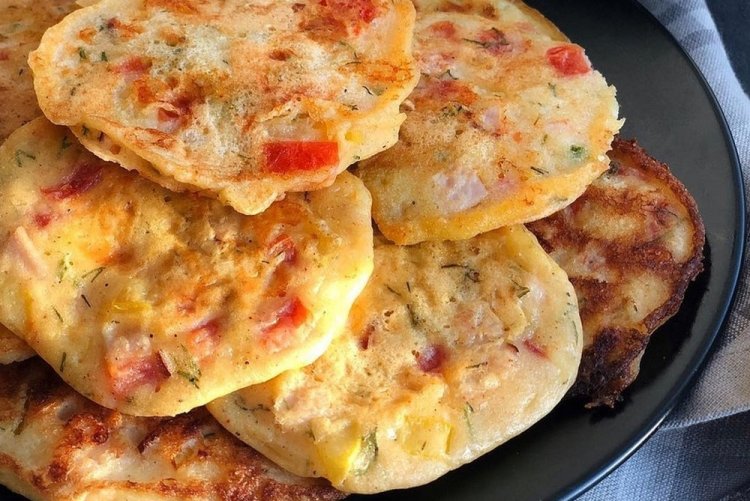 Mini Pizza like Pancakes