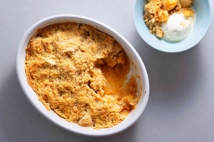 Apfel Crumble mit Kürbis