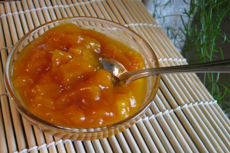 Pumpkin, Dried Apricot, and Raisin Jam