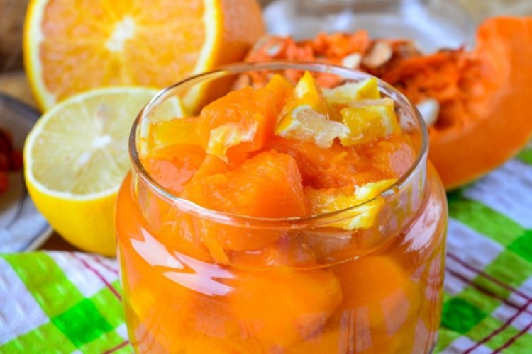 Pumpkin, Dried Apricot, and Lemon Jam
