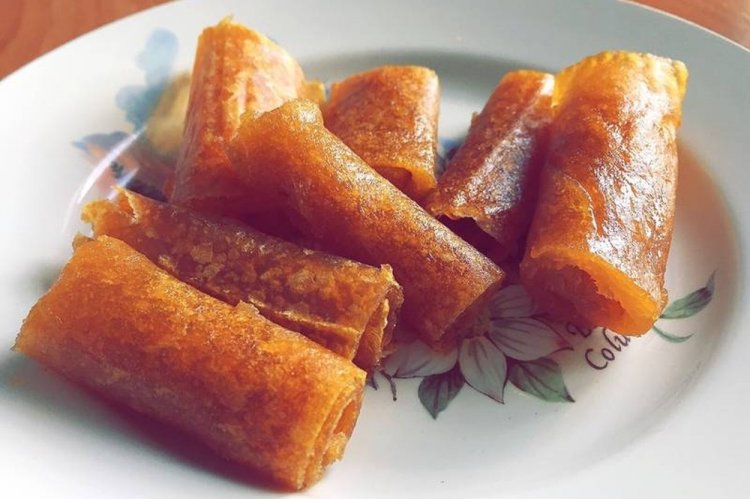 Kürbispastila mit Zitrone