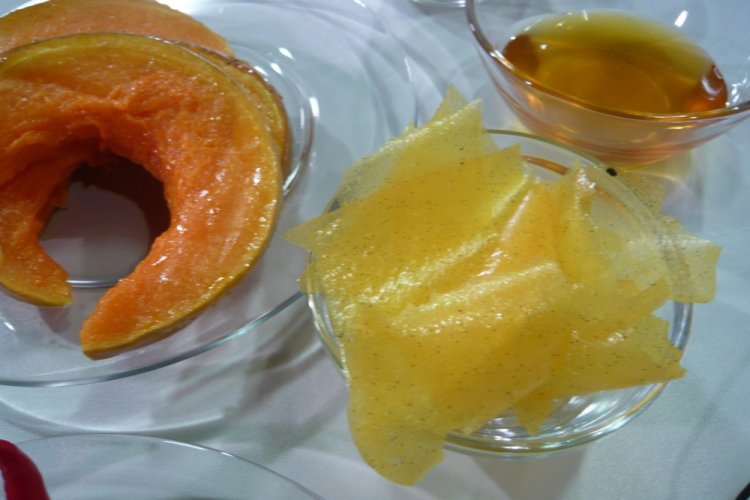 Kürbispastila mit Orange ohne Zucker