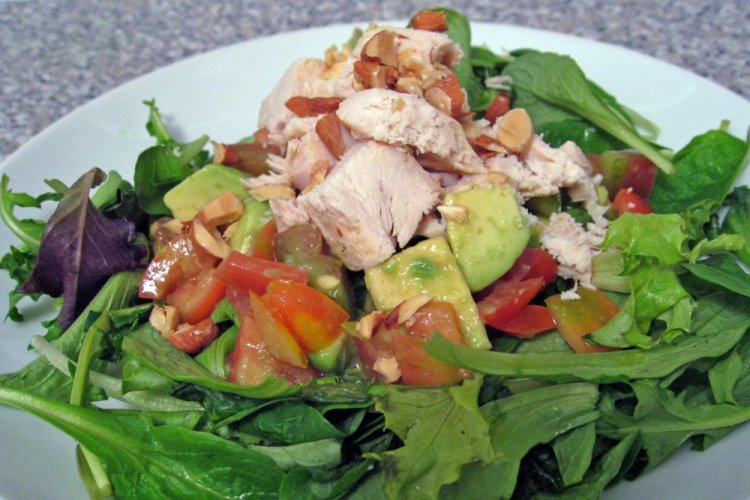 Avocado, Tomato, and Tuna Salad